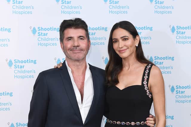  Simon Cowell and Lauren Silverman attend the Shooting Star Ball in aid of Shooting Star Children's Hospices at the Royal Lancaster Hotel on November 12, 2021 