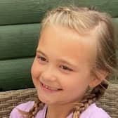 Little Sharlotte Naglis, six, was killed when a driver who was drunk and high swerved off the road and hit her while speeding. Credit: Staffordshire Police / SWNS.COM