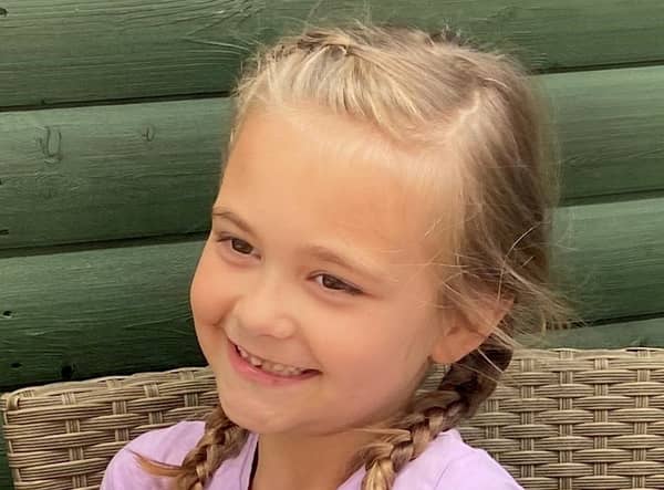Little Sharlotte Naglis, six, was killed when a driver who was drunk and high swerved off the road and hit her while speeding. Credit: Staffordshire Police / SWNS.COM