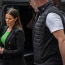 Rebekah Vardy arrives at the Royal Courts of Justice on May 19, 2022 in London. Credit: Getty Images