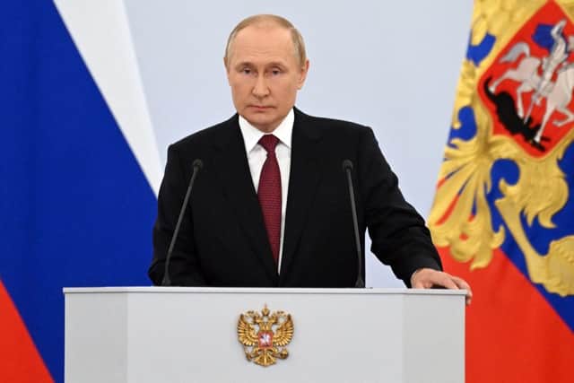Vladimir Putin has finalised the Russian annexation of four Ukrainian regions (Photo: Getty Images)
