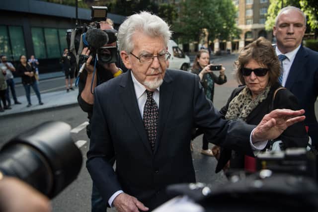 Former television entertainer Rolf Harris leaves Southwark Crown Court in 2017 (Photo: Carl Court/Getty Images)
