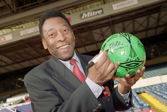 Pele lifted the World Cup three times in his career (Getty Images)