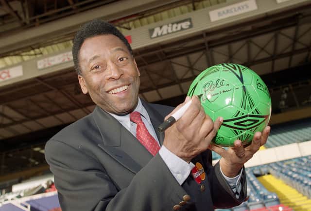 Pele lifted the World Cup three times in his career (Getty Images)