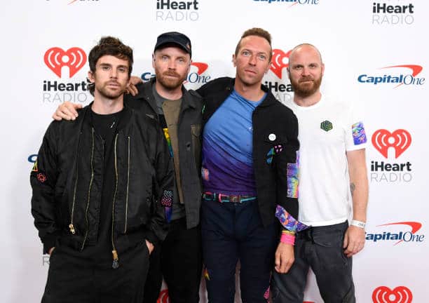 Coldplay features Guy Berryman, Jonny Buckland, Chris Martin and Will Champion (Pic:Getty)