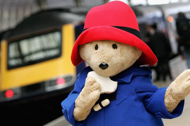 Paddington Bear is a beloved book character in the UK. 