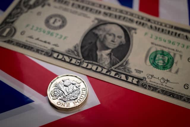 The pound’s struggle against the dollar as a result of the Truss government’s policies is forcing the Bank of England to consider interest rate hikes (image: Getty Images)