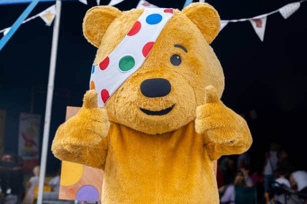 Pudsey Bear is ready for the 18 November 2022 (Pic:Getty)