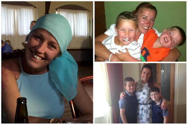 Leonie Largue died on November 3, 2016 following a battle with breast cancer, leaving behind her husband, John, and two sons, Jack, 18 and Ryan,15.