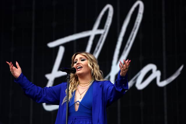 Ella Henderson performs on the main stage during the TRNSMT Festival at Glasgow Green on July 08, 2022 in Glasgow, Scotland. (Photo by Jeff J Mitchell/Getty Images)