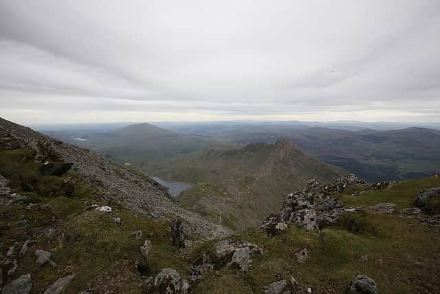 A view from the summit of Mount Snowdon in Llanberis, Wales  (Photo by Christopher Furlong/Getty Images)