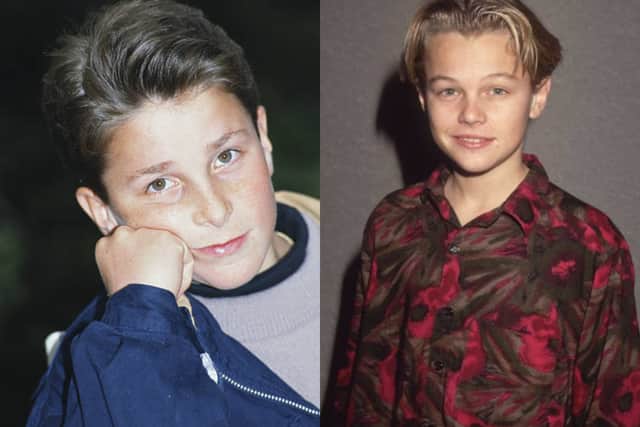 Leonardo DiCaprio and Christian Bale started out as child actors (Pic:Getty/BeFunky)