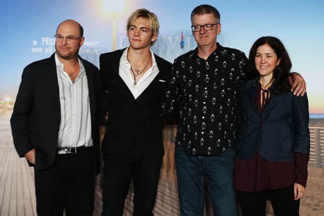 My Friend Dahmer director Marc Meyers, actor Ross Lynch, cartoonist Derf Backderf and producer Jody Girgenti (Pic: AFP via Getty Images)