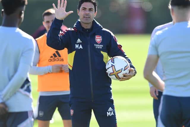 Mikel Arteta can take his team to the top of the table with a win (Getty Images)