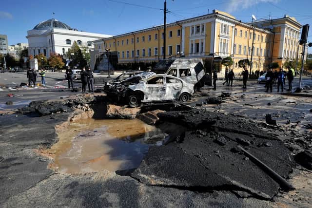 Russia targeted civilian areas and energy infrastructure (Photo: Getty Images)