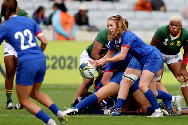 Pauline Bourdon for France in their win against South Africa