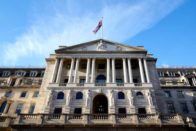 The Bank of England was forced to step in to support the bonds market after the Liz Truss Mini Budget (image: PA)