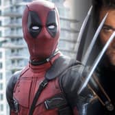 A picture of Ryan Reynolds as Deadpool in 2016, blurring into an image of Hugh Jackman as Wolverine in 2000 (Credit: 20th Century Studios)