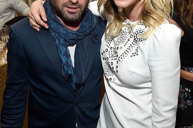Johnny Galecki and Kaley Cuoco attend the Entertainment Weekly Celebration of SAG Award Nominees sponsored by Maybelline New York at Chateau Marmont on January 28, 2017 in Los Angeles, California.  (Photo by Matt Winkelmeyer/Getty Images for Entertainment Weekly)