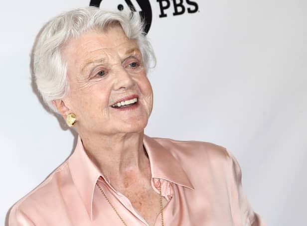 <p>Angela Lansbury at an event for Little Women</p>