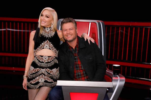 Blake Shelton has been with The Voice since the start and is currently coaching alongside his wife Gwen Stefani (Pic:Getty)