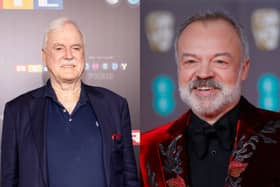 Graham Norton has criticised John Cleese for his ‘cancel culture’ stance (images: Getty Images)