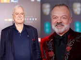 Graham Norton has criticised John Cleese for his ‘cancel culture’ stance (images: Getty Images)