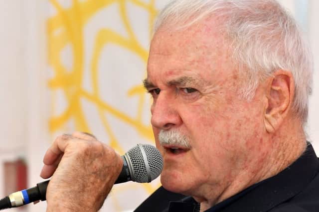 John Cleese described GB News as a ‘free speech’ channel (image: AFP/Getty Images)