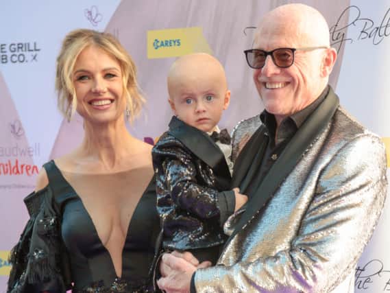 Modesta Vzesniauskaite and John Caudwell attend the Caudwell Children Butterfly Ball 2022 at The Londoner Hotel on July 07, 2022 in London, England. (Photo by Shane Anthony Sinclair/Getty Images)