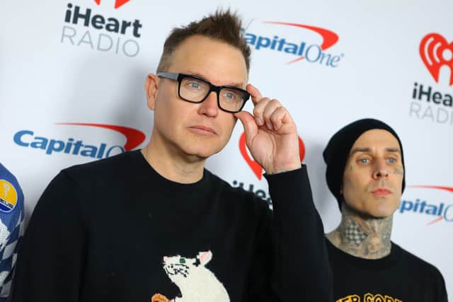 Tom DeLonge and Travis Barker attend iHeartRadio ALTER EGO in 2020 (Pic: Getty Images)