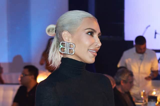  Kim Kardashian attends JR Ridinger Celebration Of Life at Faena Forum