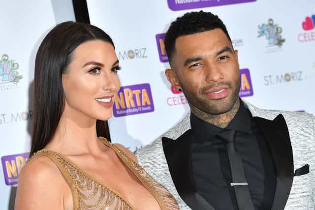 Jermaine Pennant with then-partner Alice Goodwin. (Photo by Jeff Spicer/Getty Images)