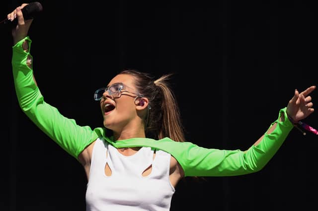 Mimi Webb performs on the main stage during day three of the TRNSMT Festival at Glasgow Green on July 10, 2022 in Glasgow, Scotland. (Photo by Jeff J Mitchell/Getty Images)