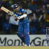 Sri Lanka’s Mahela Jayawardene bats during 2012 T20 World Cup