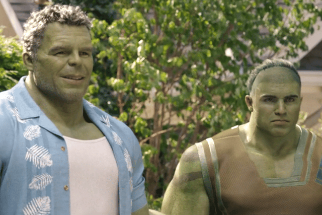 Bruce and Skaar in She-Hulk