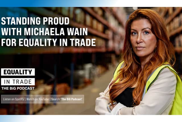 Michaela is featuring on the BiGDUG podcast to talk about Equality in Trade (Pic:BiGDUG)