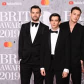 Members of 'The 1975', Matthew Healy, Ross MacDonald, George Daniel and Adam Hann attends The BRIT Awards 2019 held at The O2 Arena on February 20, 2019 in London, England. (Photo by Jeff Spicer/Getty Images)