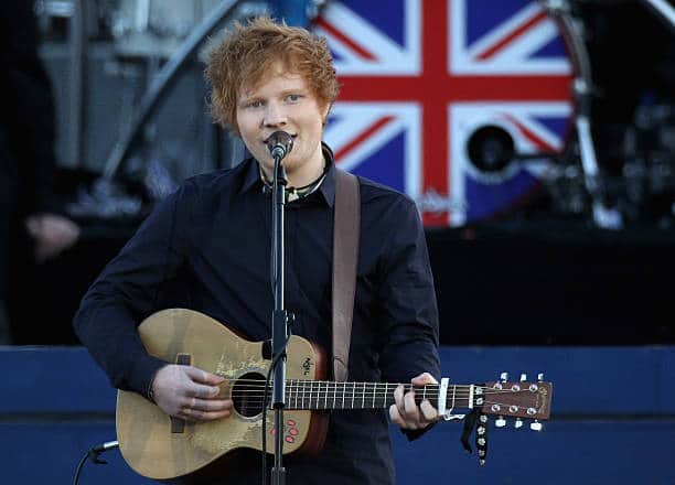 Early on in his career, Ed performed The A Team for the Queen’s Jubilee celebrations in 2012 (Pic:Getty)