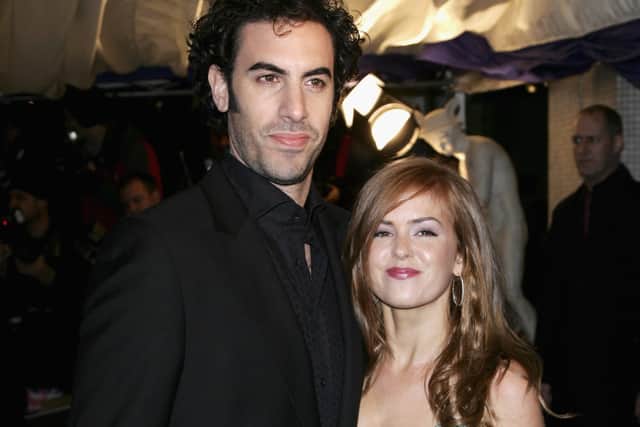  Sacha Baron Cohen and Isla Fisher have been together since meeting at a part in 2001