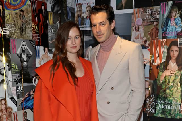 Grace Gummer and Mark Ronson attend W Magazine 50th Anniversary presented By Lexus at Shun Lee on October 12, 2022 in New York City. (Photo by Dimitrios Kambouris/Getty Images for W Magazine)