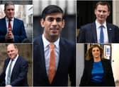 Clockwise from top left: Keir Starmer, Rishi Sunak, Jeremy Hunt, Penny Mordaunt, and Ben Wallace could all find themselves in No 10 sooner than they had thought (Photos: Getty Images)