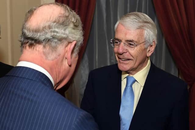 Charles meeting Major at the 2018 Commonwealth Day reception in London (Photo: JEFF SPICER/AFP via Getty Images)