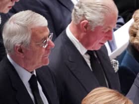 Sir John Major and King Charles III attending the funeral service for former US president George H. W. Bush in December 2018 (Photo: MANDEL NGAN/AFP via Getty Images)