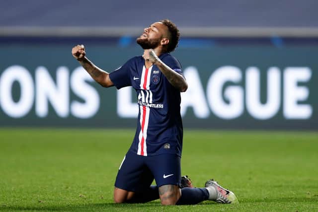 Neymar plays for PSG and has nine goals in 11 games for the Ligue 1 leaders