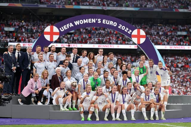 England's victorious Lionesses at Euro 2022