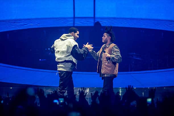 Drake and The Weeknd have not submitted works for the 2023 Grammys (Pic:Getty)
