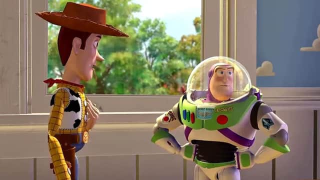 This family comedy is set in a world where children’s toys come to life, but only when their owners are not looking. Cowboy doll Woody is feels jealous when a spac ranger action figure theatens to usurp him as the favorite toy - though the two toys put their differences aside and form a fast friendship.