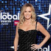 Amanda Holden attends The Global Awards 2020 at Eventim Apollo, Hammersmith on March 05, 2020 in London, England. (Photo by John Phillips/Getty Images)