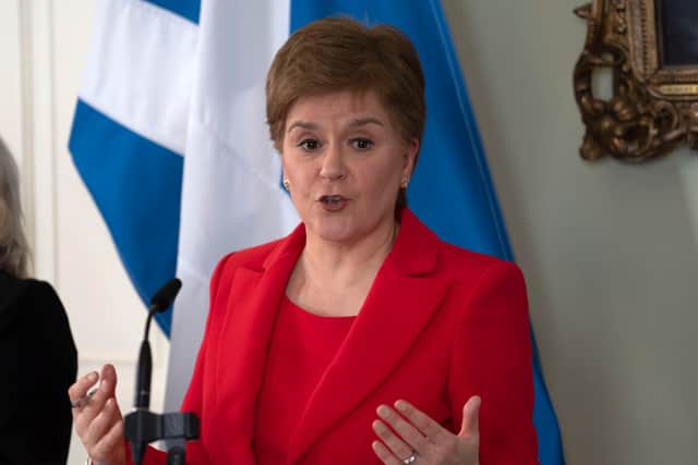 SNP leader and Scottish First Minister Nicola Sturgeon has unveiled a new paper detailing the economic plan for an independent Scotland. (Credit: Getty Images)