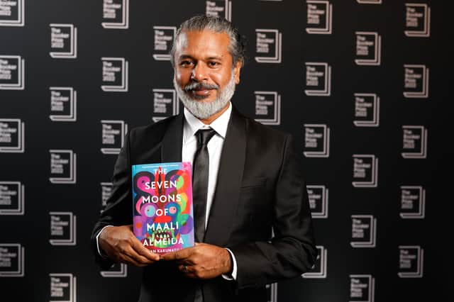 Shahan Karunatilaka was awarded the Booker Prize 2022 for his novel The Seven Moons of Maali Almeida